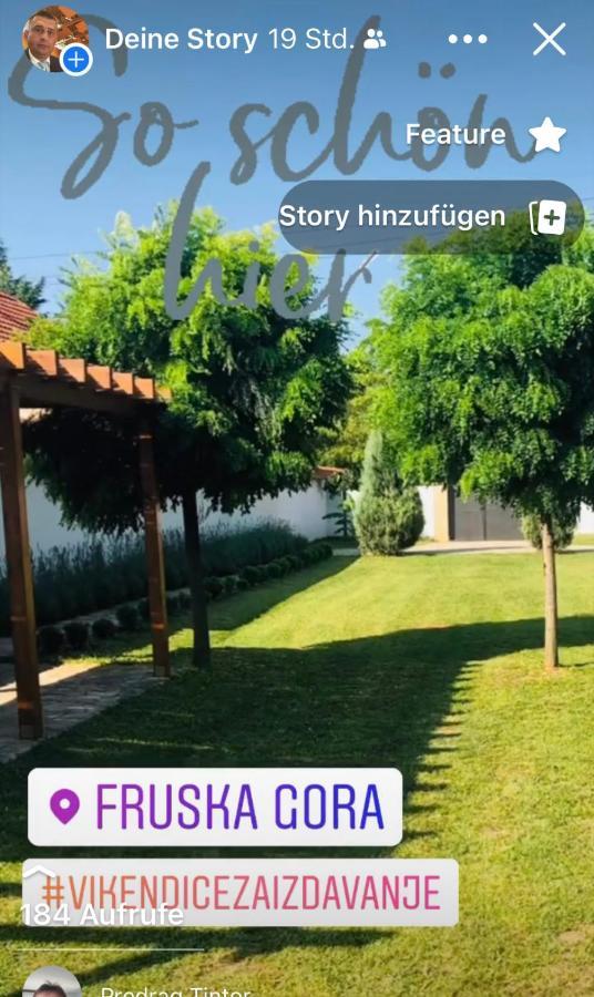 Vila Vikendica Lesic Cortanovci Exteriér fotografie